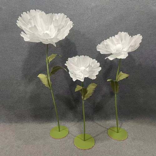 婚庆路引花成品大牡丹泡沫花婚礼装饰布置道具手工花商场橱窗摆件