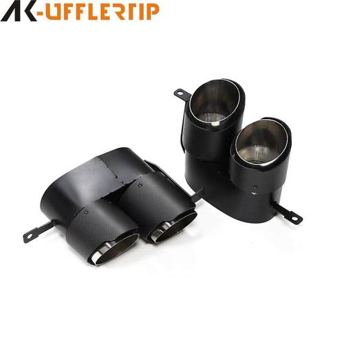 适用于20至22款宝马新3系320325330G20G28排气管改装四出碳纤尾喉