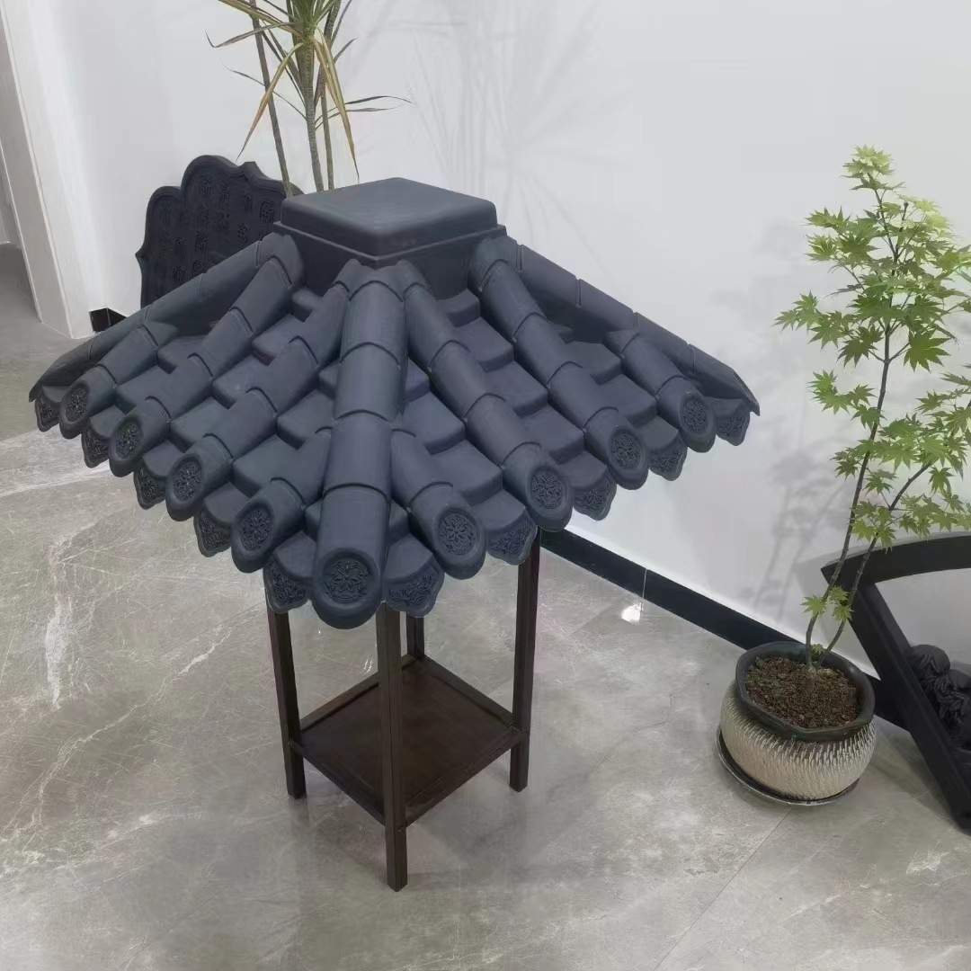 围墙瓦柱头帽墙头瓦片压顶墙帽柱头帽盖帽柱头装饰围墙装饰瓦片