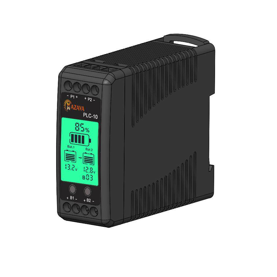 PLC-10电瓶均衡器1224V串联锂离子蓄电池平衡铅酸磷酸铁锂显示