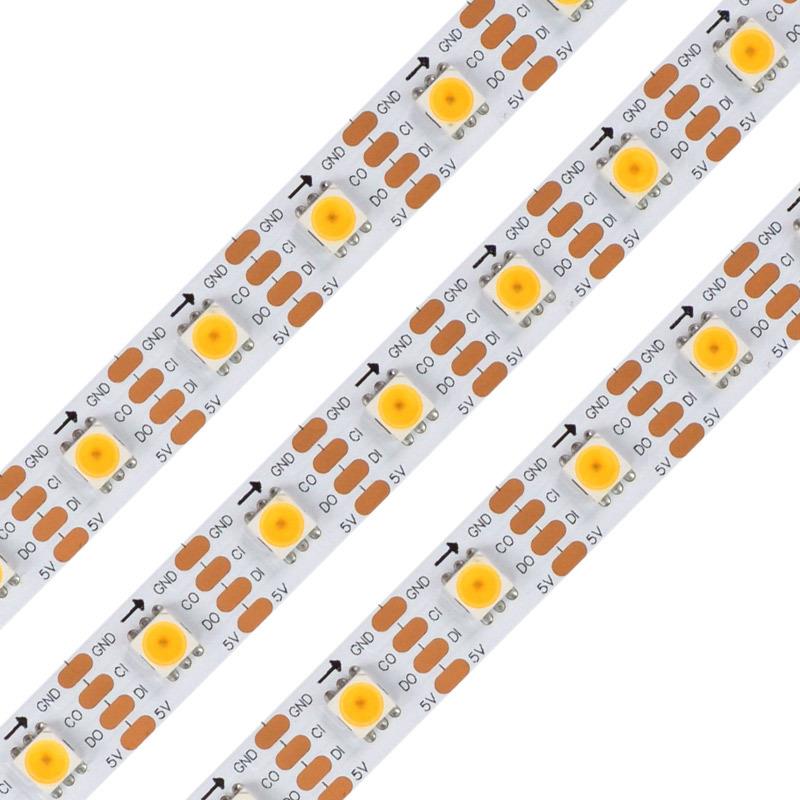 HD107S内置IC单点单控60灯一米5050暖白光色温3000K不防水灯带