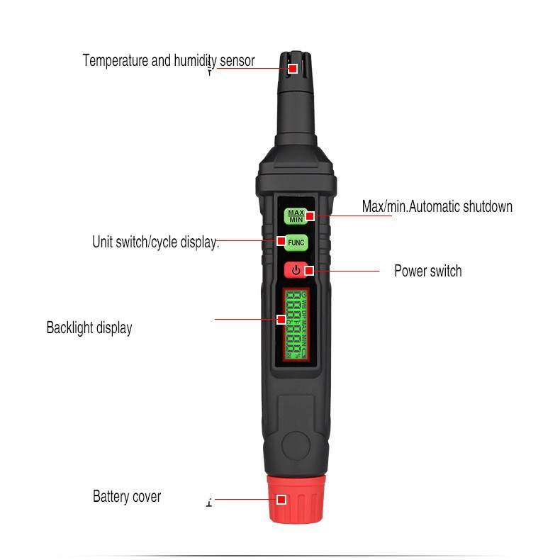 HABOTEST新品HT62笔式温湿度计