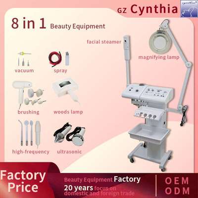 Ultrasonic beauty salon equipment skin care Multifun machine