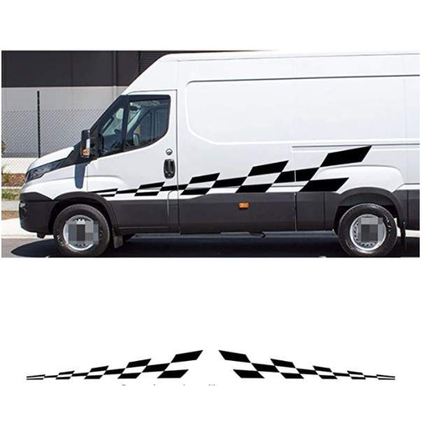 适用于依维柯IVECO Daily侧裙车贴车身贴纸改装车贴A654