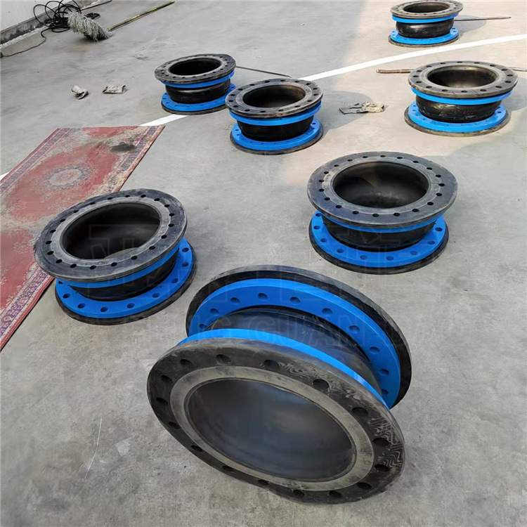 大翻边法兰橡胶软接头橡胶软连接规格型号 耐高温 耐腐蚀 耐酸碱