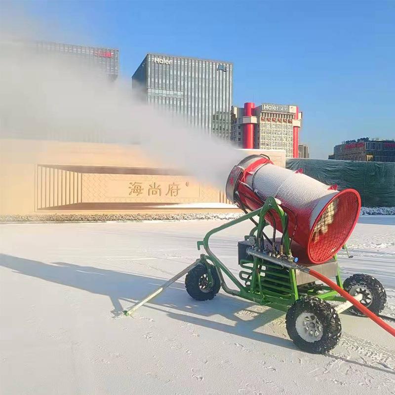 大型滑雪场降雪机滑雪场人工造雪机小区公园观景人工造雪机