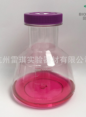 贝兰伯，FPB07-3000 一次性无菌摇瓶 滤膜盖 3升 1个/包 6个/箱