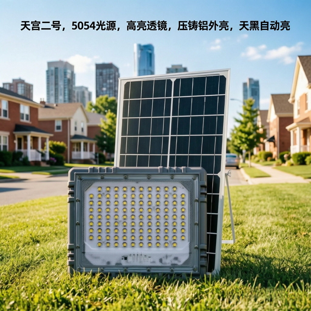 太阳能超亮5054新款投光灯