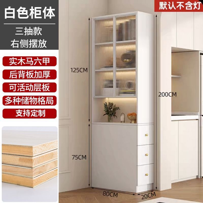 实木转角沙发边柜夹缝收纳