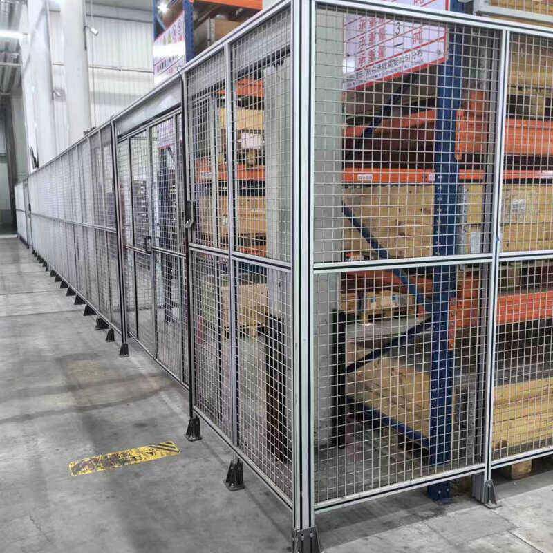 工厂设备防护网车间仓库护栏快递分拣隔断网工厂隔断护栏