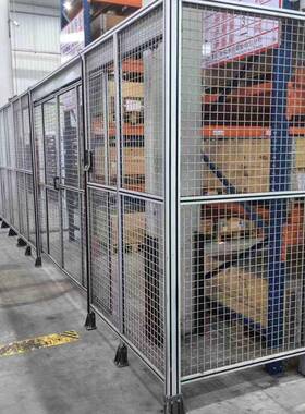 工厂设备防护网车间仓库护栏快递分拣隔断网工厂隔断护栏
