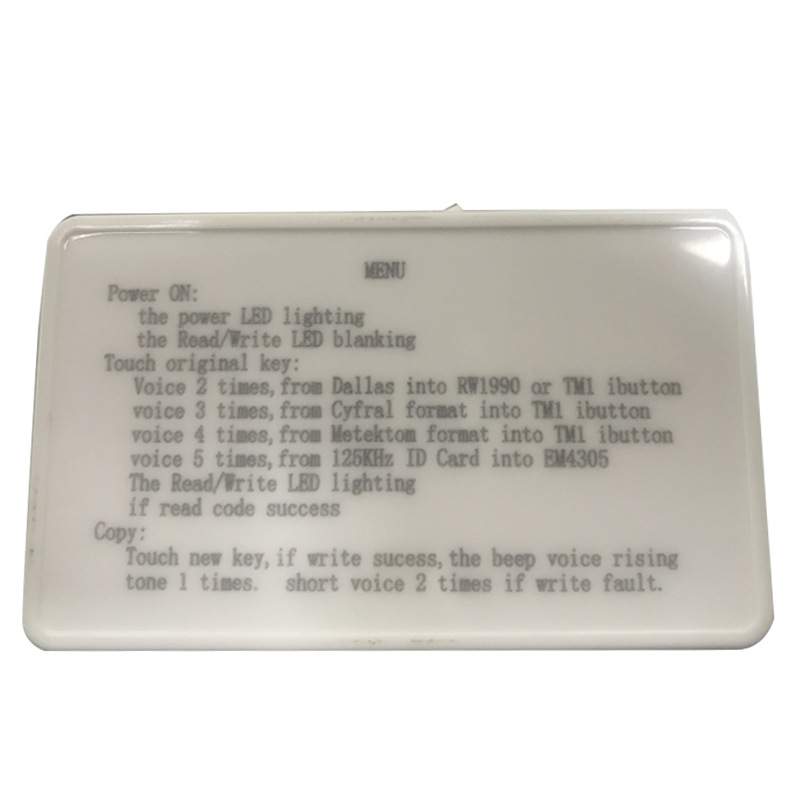 TM卡读写器 门禁读卡器 RW1990卡 EM4305复制机 ibutton 智能卡