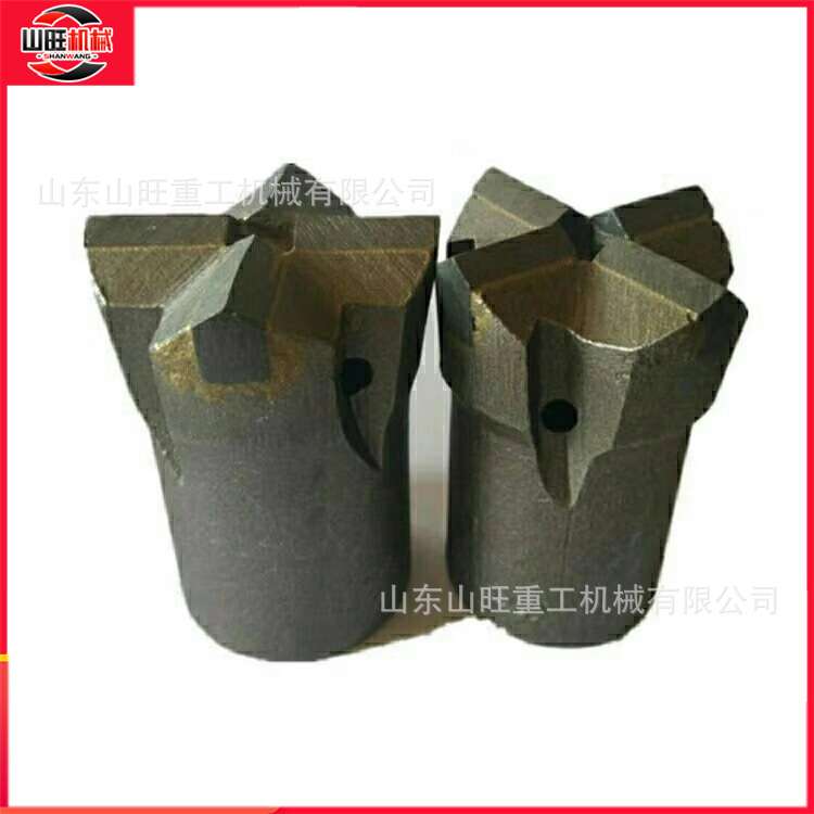 五金刃具气动风钻机十字凿岩机钻头28到80各型号合金钎具冲击钎头