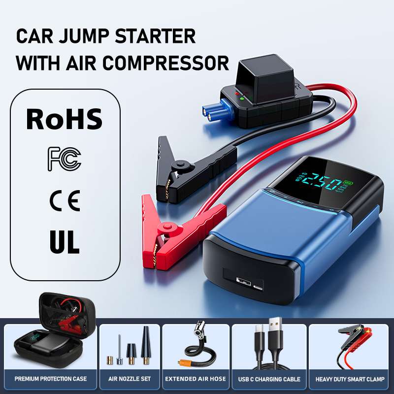 车载充气泵应急电源Jump?Starter Tire?Inflator