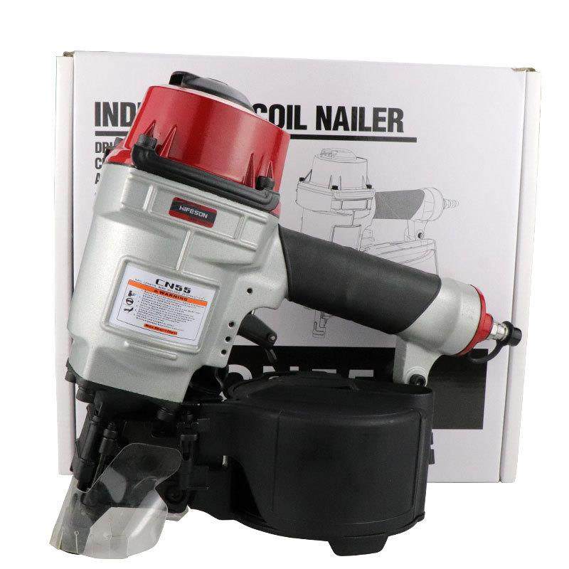 海飞鲨气动卷钉枪CN55/70/80/90气钉枪洋钉盘钉圈钉托盘木箱