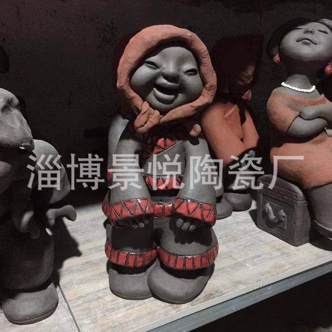淄博泥塑陶瓷泥人陶艺摆件陶瓷艺术品民间工艺品泥塑摆件