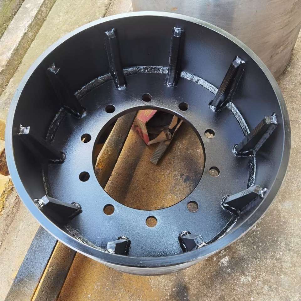 橡胶轮。6寸工业聚氨酯实心轮商用静音耐磨橡胶实芯压配式平板车