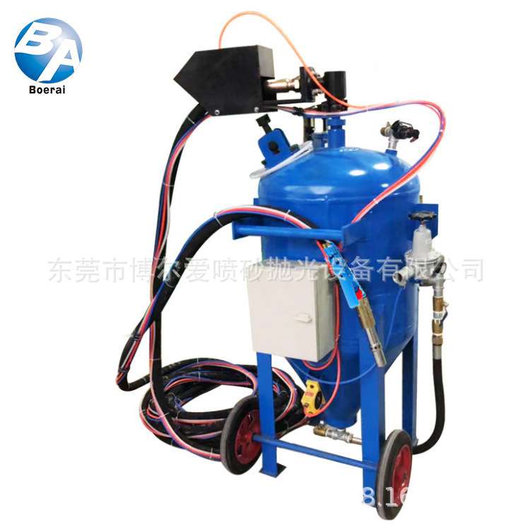开放湿式户外喷砂机 除锈钢构件清洁清洗 喷砂机