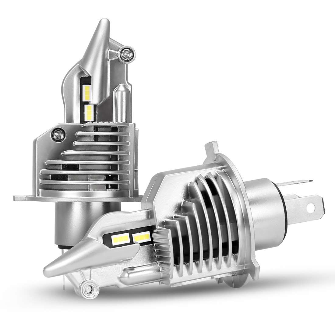 直销  Headlight 汽车LED大灯 汽车通用 H4远近一体 两面发光