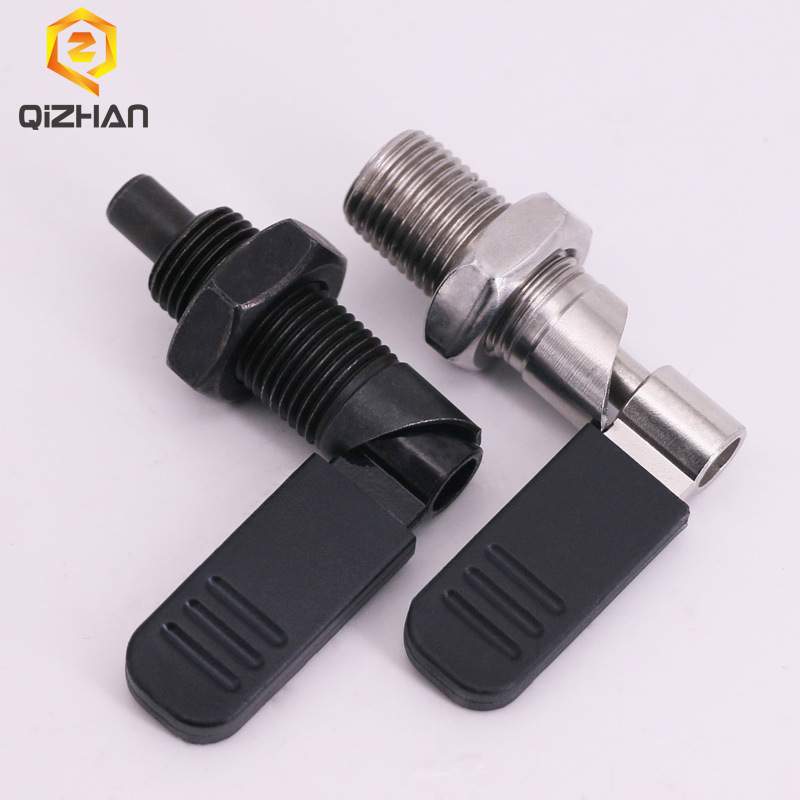 SPXVB/SPXVBK旋钮柱塞自锁分度销细牙螺纹弹簧定位销10/12/16/20