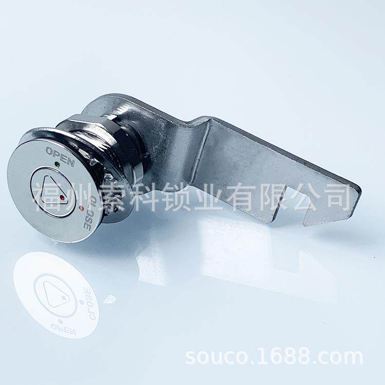 304不锈钢转舌锁轨道交通设备勾型圆柱锁自动回弹型
