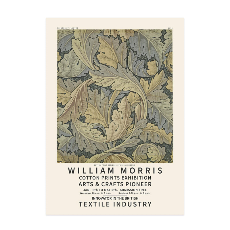 。复古植物花卉威廉&middot;莫里斯William Morris装饰画 艺术纸图片