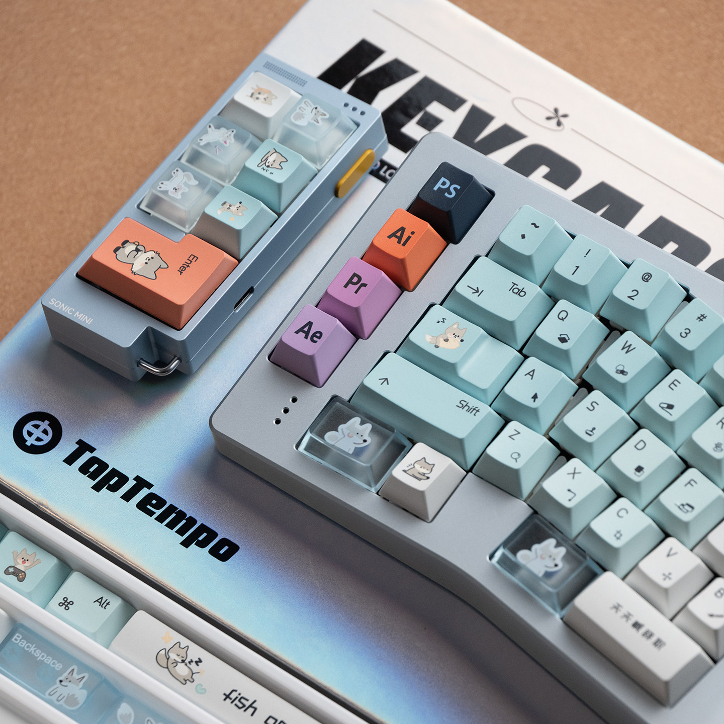 态珀原创全勤打工狐职场键帽客制化全套PBT+PC热升华原厂磁轴键盘,电脑硬件/显示器/电脑周边,键帽,淘宝优惠券,粉丝福利购,淘宝优惠卷