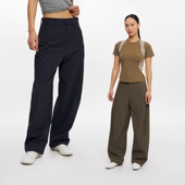 黑色弯刀长裤 Oneup速干防晒香蕉裤 秋冬户外休闲运动宽松工装 男女