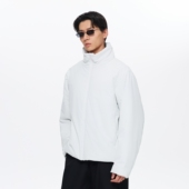 Oneup男女士立领棉服3M新雪丽三防户外美式 宽松保暖白色棉衣棉袄