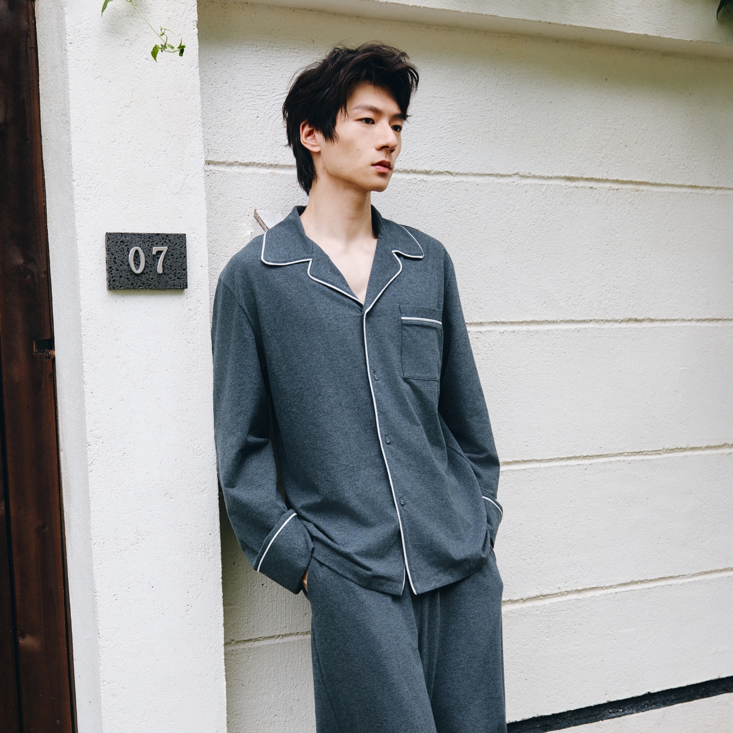 Oneup×STA联名家居针织睡衣套装