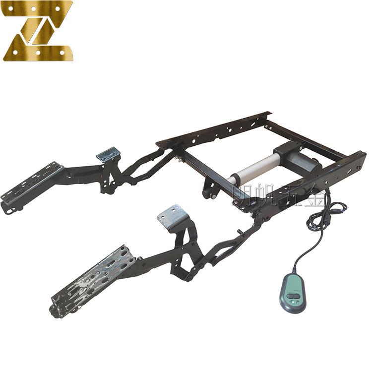 电动调节折叠踏脚铰链伸缩腿支架躺椅可伸展脚踏板户外休闲椅五金