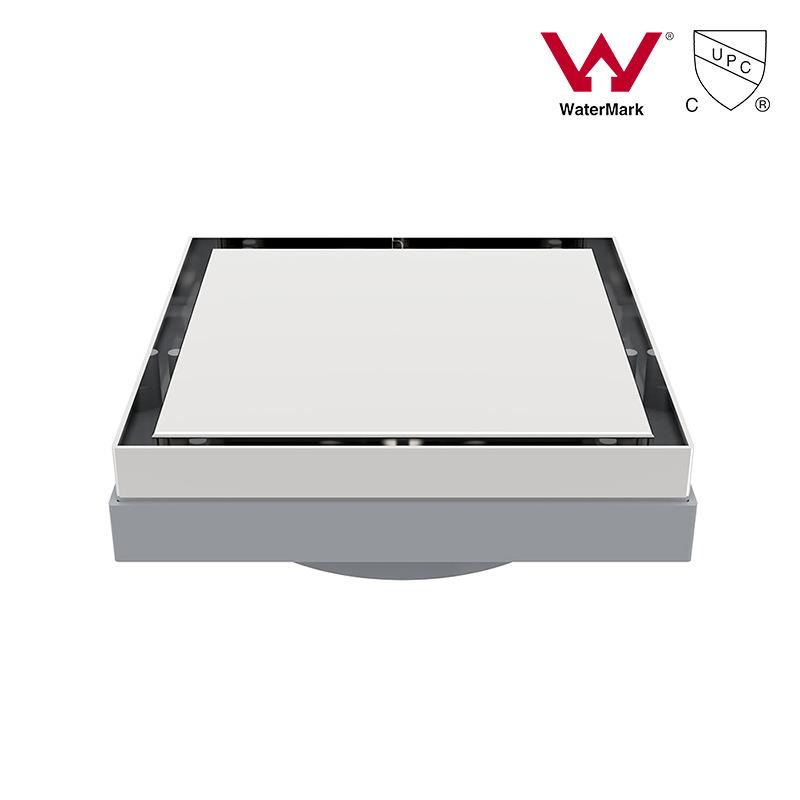 MW-I14-02A镜面304不锈钢隐形地漏卫生间下水道淋浴房阳台地漏