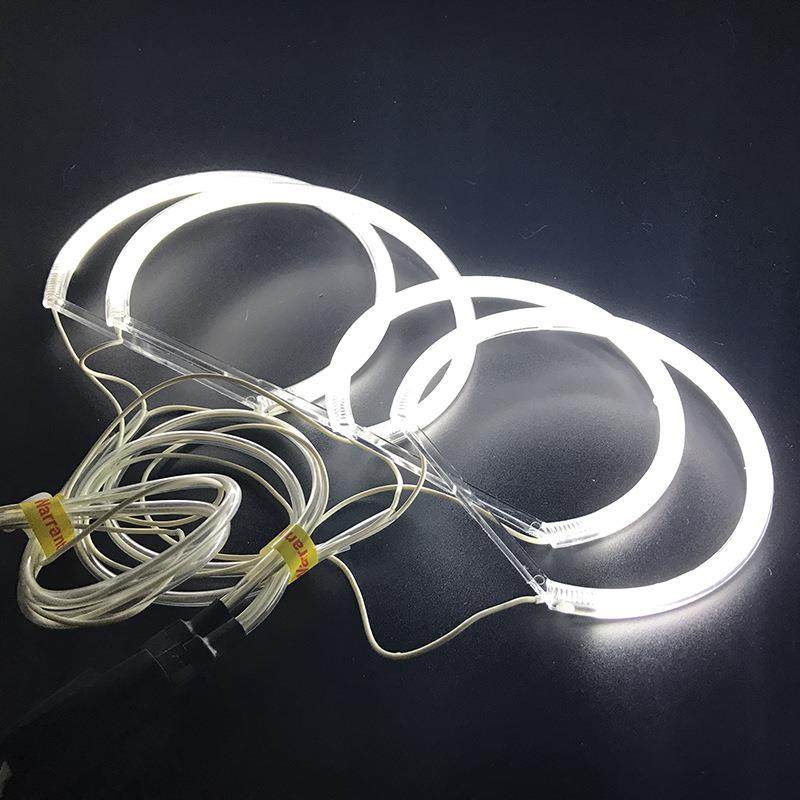 爆款131mmx4适用宝马E36E39E46E38白光CCFL天使眼光圈