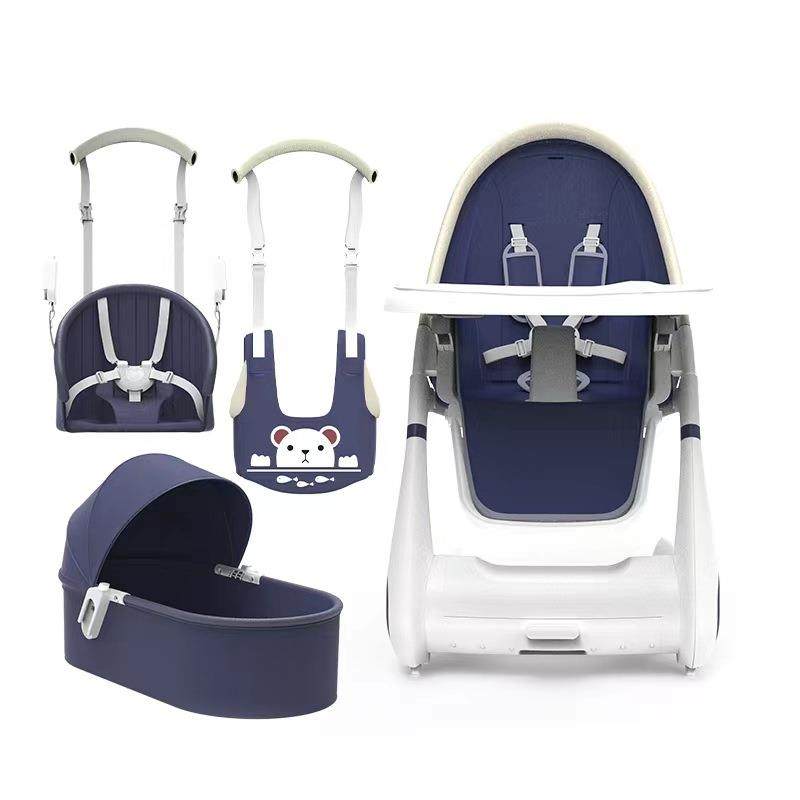 KSREMY四合一宝宝餐椅多功能可折叠便携式婴儿餐椅儿童吃饭餐椅