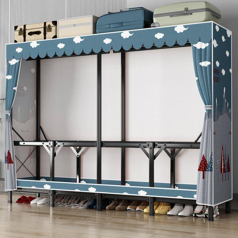 免安装折叠简易布衣柜家用卧室出租房衣橱结实耐用收纳柜加厚加粗