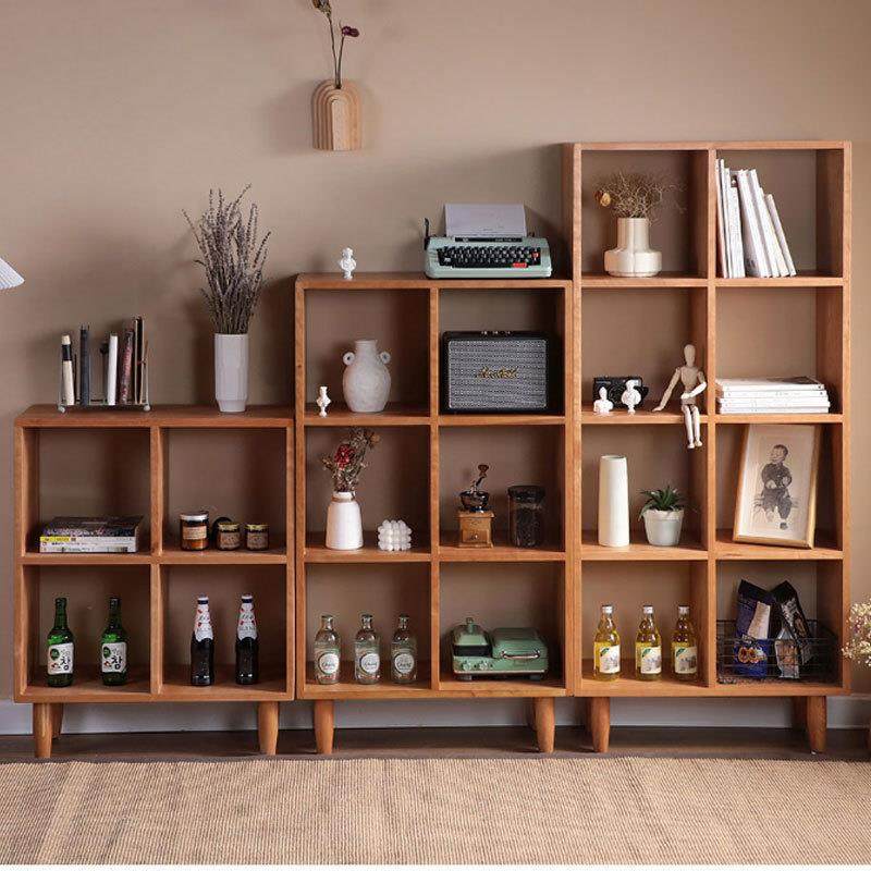 北欧实木书架樱桃木置物架橡木多层落地儿童学生组合书柜储物柜,基础建材,脚轮/万向轮,淘宝优惠券,粉丝福利购,淘宝优惠卷