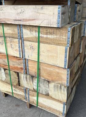 吊车支腿枕木仿古道木承重枕木立柱垫木木方坚硬吊车泵车随车方料