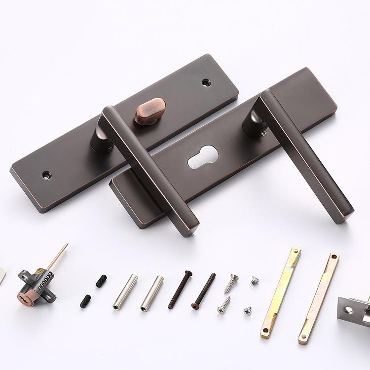 室内卧室房门锁家用静音机械门锁具卫生间实木单舌门锁