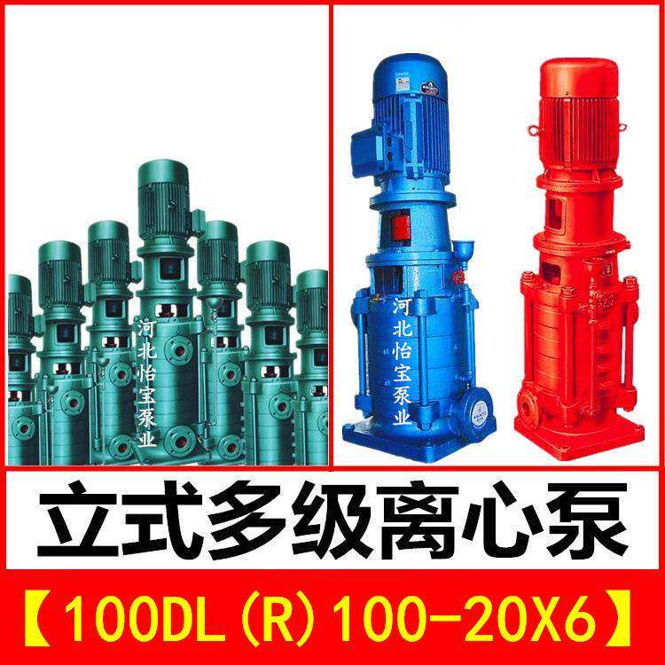 100DL100-20X6立式多级泵DLR热水增压管道离心泵高层建筑给水X20