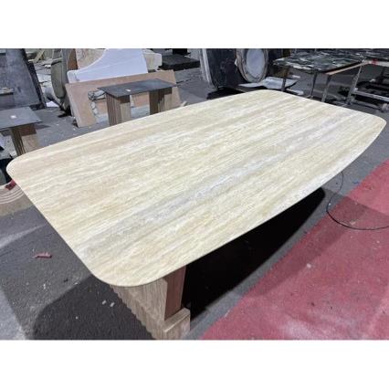 天然大理石台面茶几边桌台脚橱柜面板展示台全屋洞石餐桌