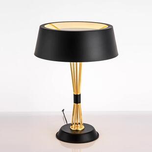 北欧创意设计师台灯后现代轻奢铁艺样板房客厅书房卧室餐厅调光