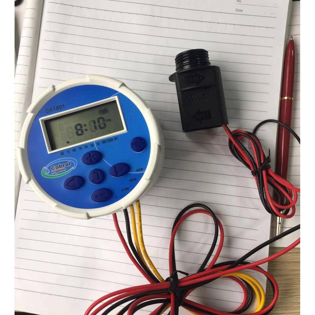 赞臣Z&W亨特NODE款干电池控制器适用园林高速公路温室无需布线