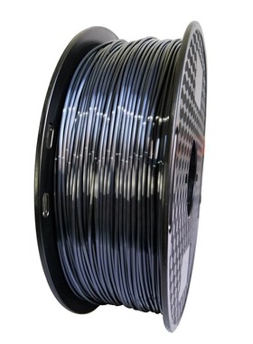 3D打印耗材 丝绸pla黑色 1.75mm 1kg 仿金属色FDM材料 高光泽线材