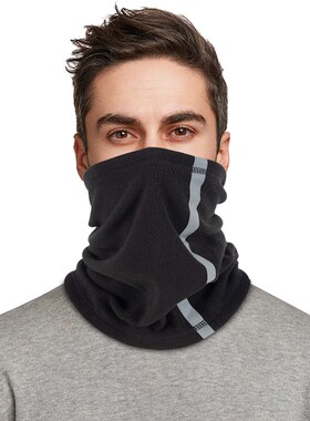 Outdoor Winter Warm Fleece Neck Scarves Reflective Skiing Ne