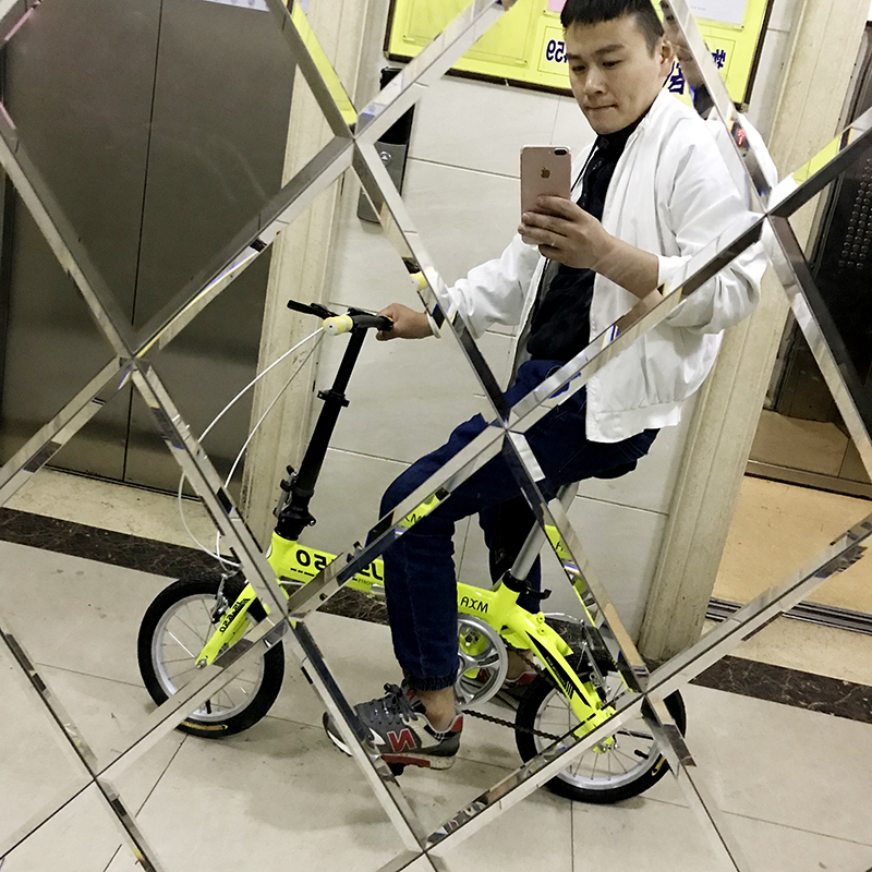 14寸迷你成人小轮男女款铝合金可折叠儿童超轻便携单速小孩自行车