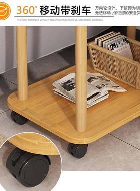 机置物架落地可移动多层置物架子层架办公室收纳层架主机壳放置柜