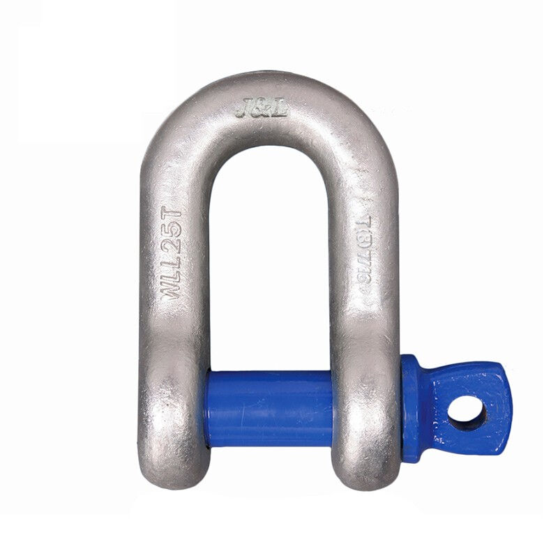 巨力索具T8级DW型马蹄形优质合金结构钢卸扣T-DW2-3/8(美式2吨)