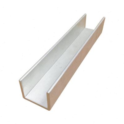 新款U型槽铝 槽钢 40*80*5mm50*100*5mm尺寸规格齐全可零切