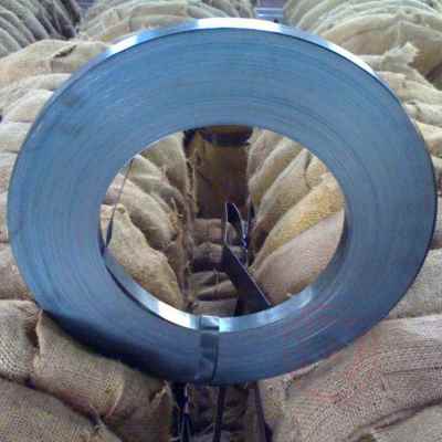 新款铁皮打包带16mm钢带烤蓝打包带16mm铁皮带厚036mm江浙沪皖包