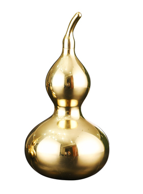 轻奢纯铜好运葫芦摆件空心开口开盖铜葫芦玄关客厅壁柜装饰品摆设